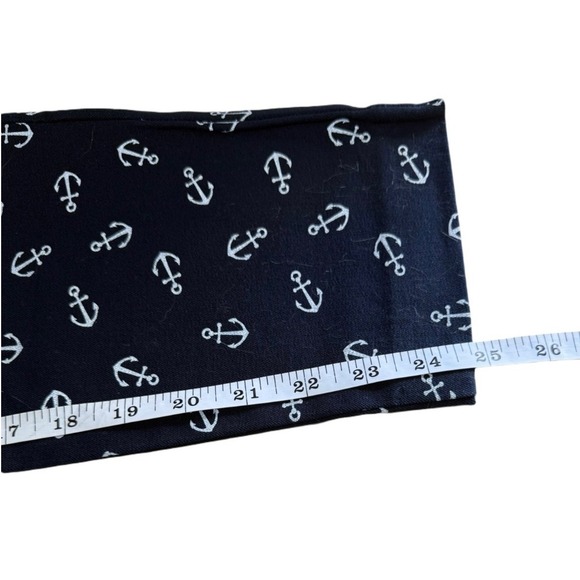 Old Navy Anchor Navy The Diva Ankle Trouser Pants Size 8 Navy White NWT - Picture 4 of 9